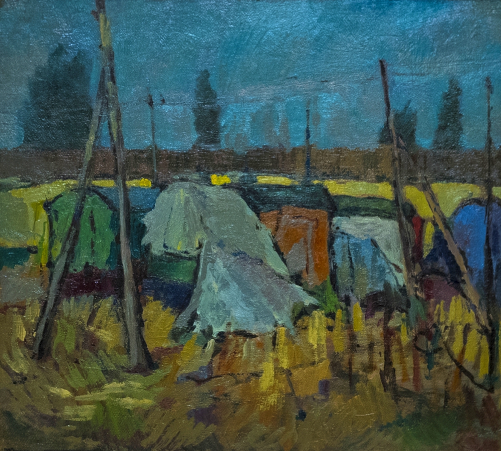 Accampamento di zingari - 1954