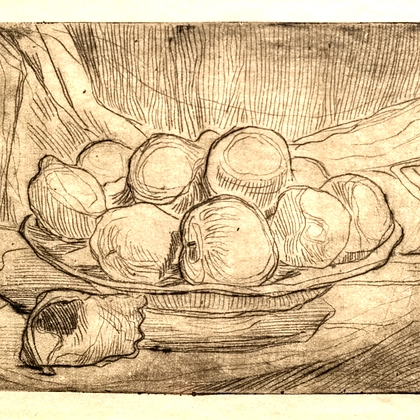 Fruttiera con mele