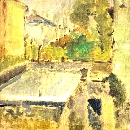 Dalla finestra dello studio