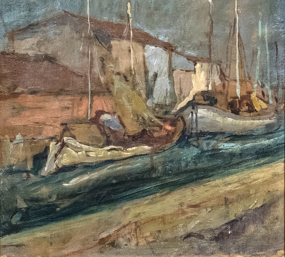 Porto canale (Cesenatico) - 1954